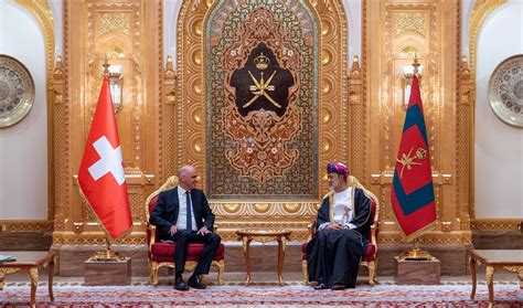 Sultan of Oman, Swiss President hold talks at Al Alam Palace - The Gulf Observer