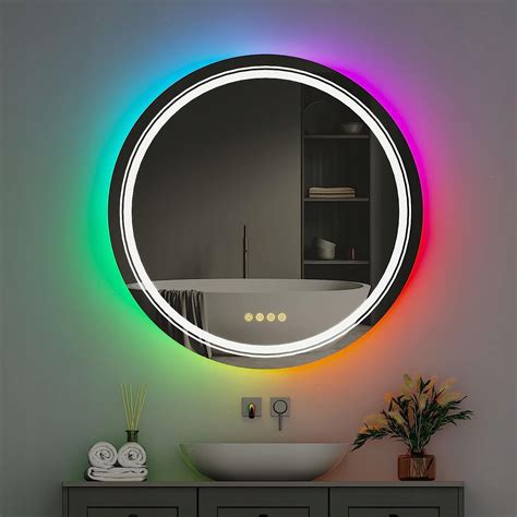 Luvodi Lustro Okr G E Pod Wietlane Led Rgb Cm Pod Wietlane Okr G E