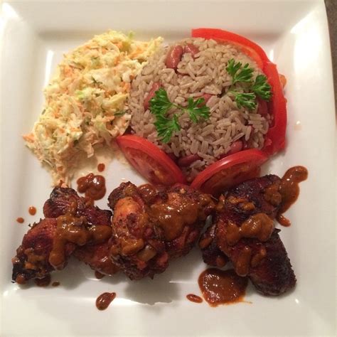 Food Flex — Jamaican jerked chicken wings with a habanero...