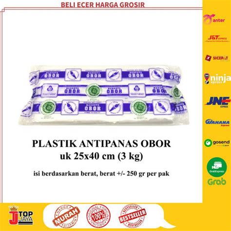 Jual Plastik Antipanas Anti Panas Merk Obor Ukuran 3 Kg 25 X 40 Cm