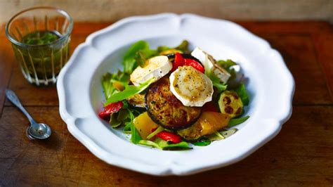 Warm Goats Cheese Salad Recipe Bbc Food