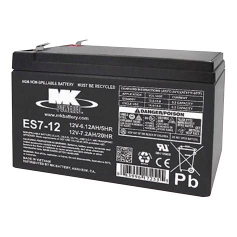 Power Patrol Battery Sla1075 Battery Replacement 12v 7ah Sealed Agm