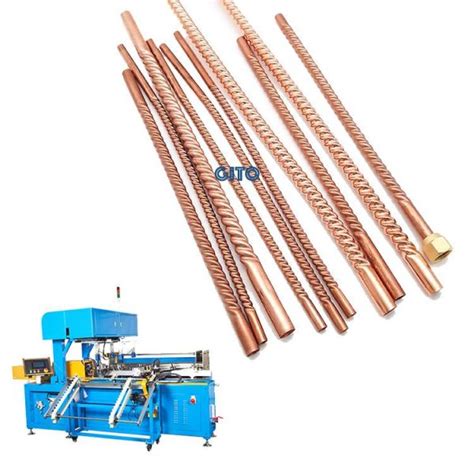 Corrugated Flexible Copper Fin Tube Twisting Machine GITO