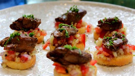 Smoked Oyster Bruschetta Easy Entertaining Seafood Experts Recipe