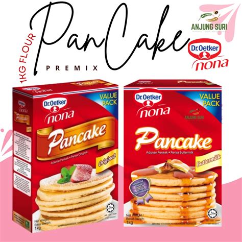 Tepung Segera Nona Original Buttermilk Pancake 1kg Tepung Penkek Premix