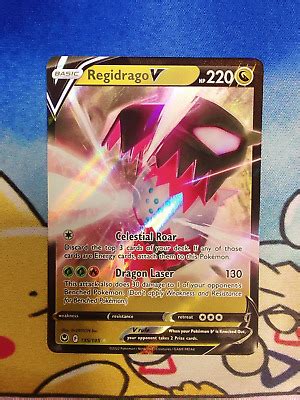 Pokémon Regidrago V 135 195 Silver Tempest Ultra Rare eBay