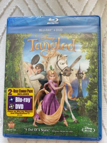 Disney Tangled Blu Ray And Dvd Combo Sealed New Ebay