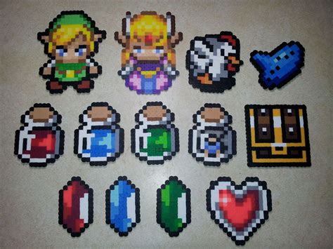 Zelda Perler Pattern