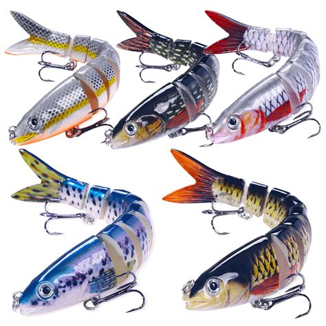 Fishing Lures Multi Jointed Fish Fishing Slow Sinking Lifelike Swimbait