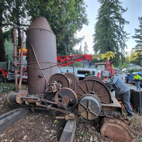 Journey Through Time Historic Steam Donkey” Logging Artifact Finds