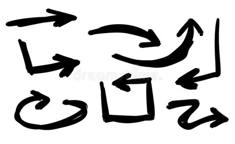 Setas De Diferentes Formas S Mbolo Abstrato Para Dire O E Indica O