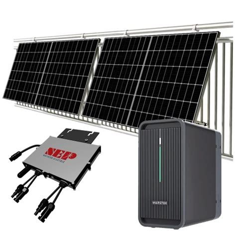 Kit Fotovoltaico Da Balcone Con Accumulo Kwh Ed Inverter W