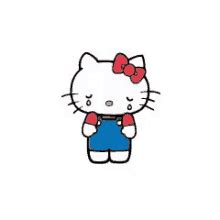 Crying Hello Kitty Sad Hello Kitty Sticker - Crying Hello Kitty Sad ...