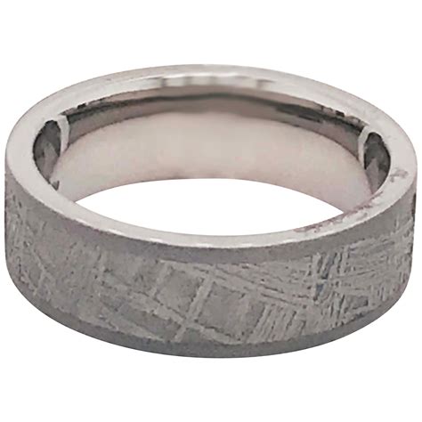 Men S Platinum Wedding Band With Brushed Finish For Sale At 1stDibs