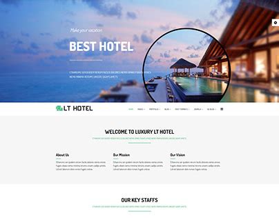 Free Joomla Template Hotel Projects Photos Videos Logos