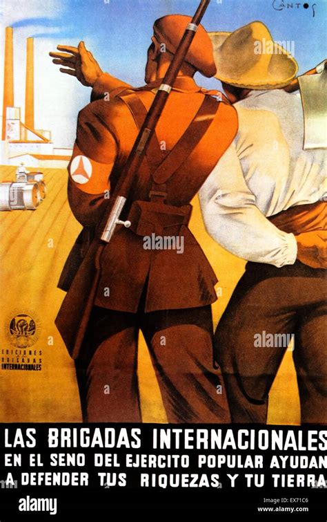 Spanish Civil War Poster Propaganda History Historical Archive Archival