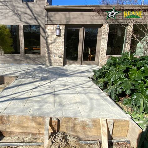 Stamped Patio Installation Service in Dallas | Hardscaping