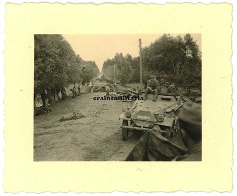 Orig Foto Guderian Sd Kfz 251 Panzerspähwagen Stu G III Sturmgeschütz