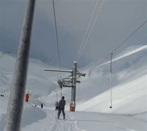 Learning to ski in the Pyrenees France