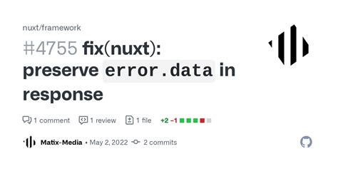 Fix Nuxt Preserve Error Data In Response By Matix Media Pull