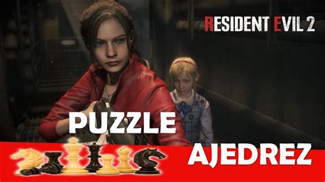 Guía Resident Evil 2 Remake Claire Puzzle Piezas ajedrez YouTube