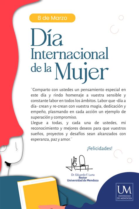 8 De Marzo Día Internacional De La Mujer Universidad De Mendoza