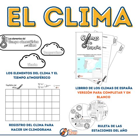 Pack El Clima Aula En Juego