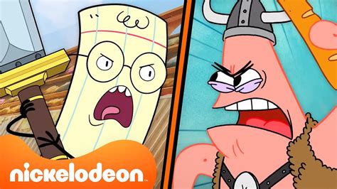 Spongebob And Steen Papier Schaar Vechten 20 Minuten Lang 💥 Nickelodeon Nederlands Youtube