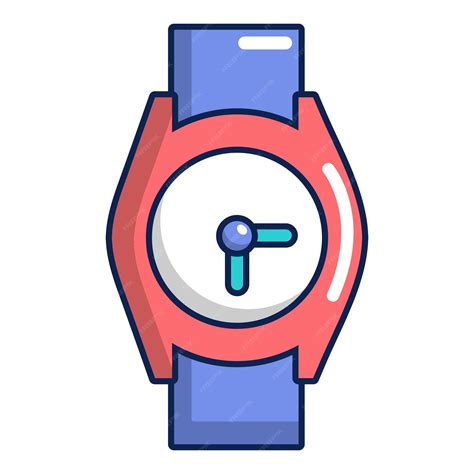 Icono De Reloj De Mano Ilustración De Dibujos Animados De Icono De