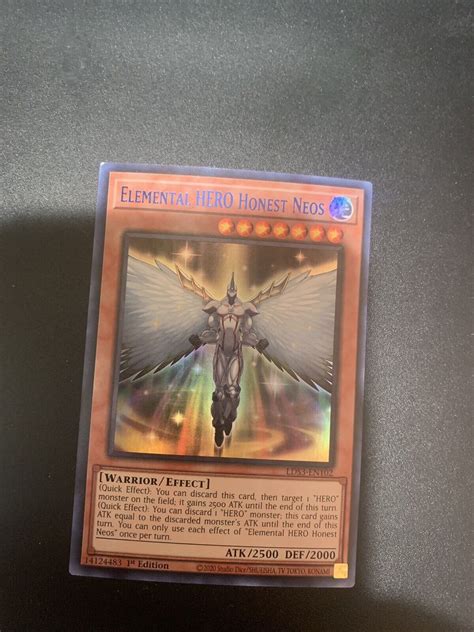 Yu Gi Oh TCG Elemental HERO Honest Neos Red Legendary Duelists