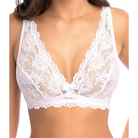 Roza Lingerie Bralette Bh Carmen Weiss Casa Roza