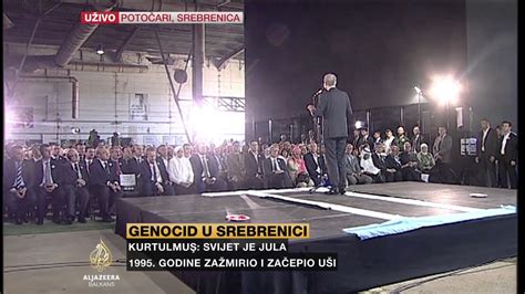 Kurtulmus Srebrenica je tamna mrlja čovječanstva YouTube