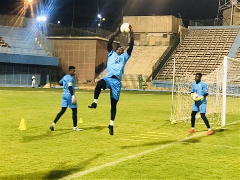 U Afcon Black Meteors Hold First Training Session In Egypt Ahead Of