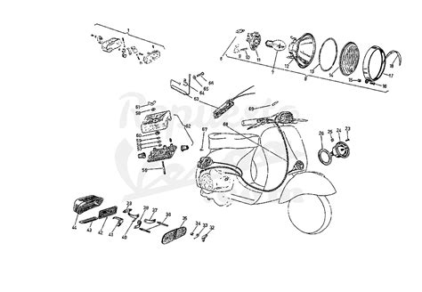 Despiece Vespa L Chasis V Cl Motor M L Mina L Mina