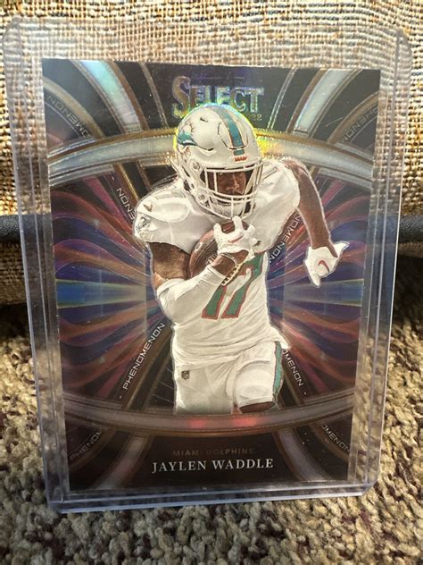 Panini Select Phe Jaylen Waddle Phenomenon Prizm Miami