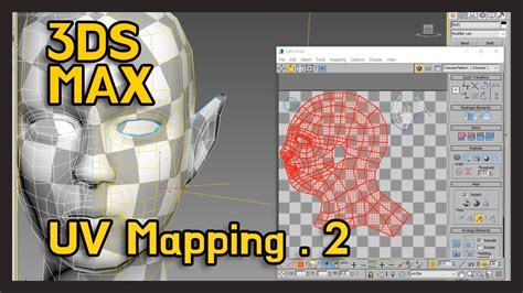 3DS MAX UV Mapping 얼굴 펴기2 UV YouTube