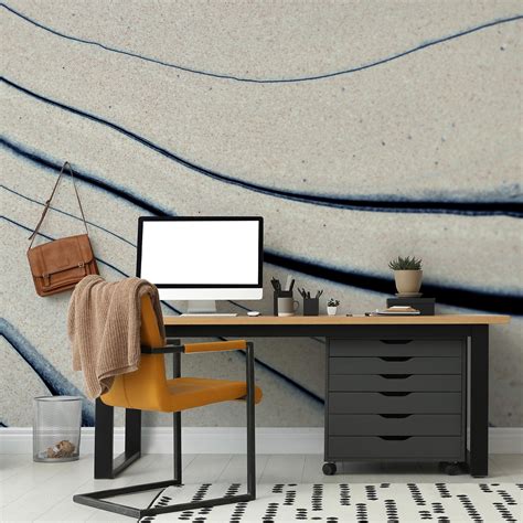 Décor panoramique Sand effect Vinyle Beige Walldreamer