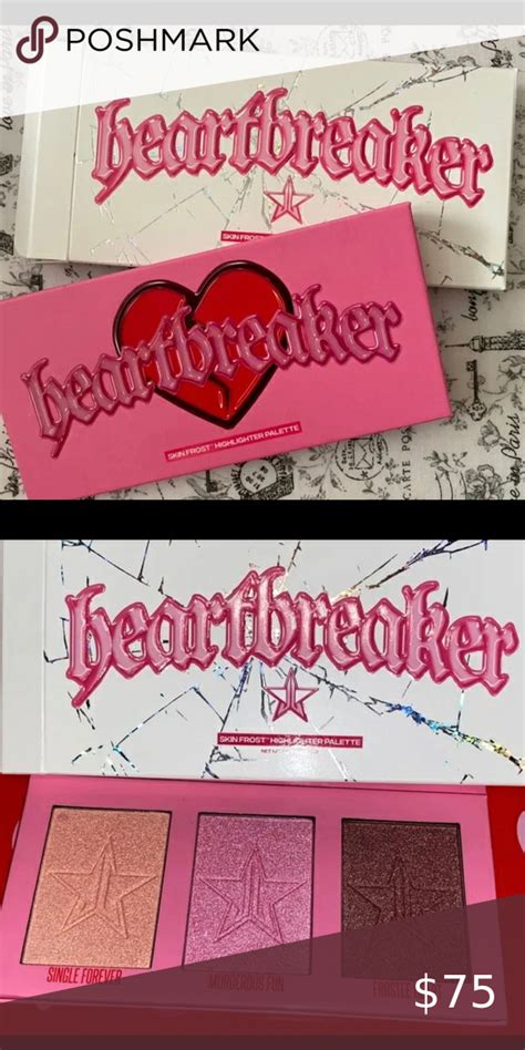 Jeffree Star Heartbreaker Skin Frost Highlighter Palette Highlighter