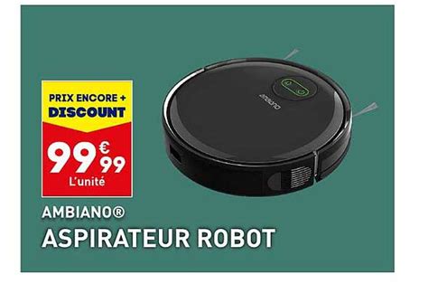 Promo Aspirateur Robot Ambiano Chez Aldi Icatalogue Fr