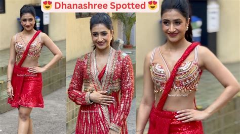 Dhanashree Verma Spotted Jhalak Dikhhla Jaa Paparazzi Spotted Youtube