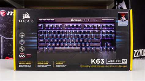 Corsair K63 Wireless Mechanical Keyboard Lapboard Review