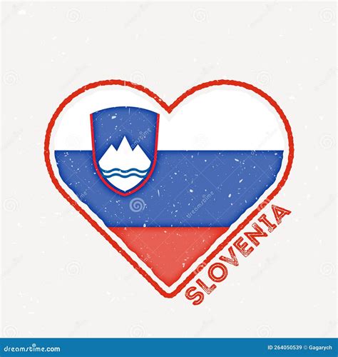 Learn Slovene Online Concept Speech Balloon With Slovenian Flag D