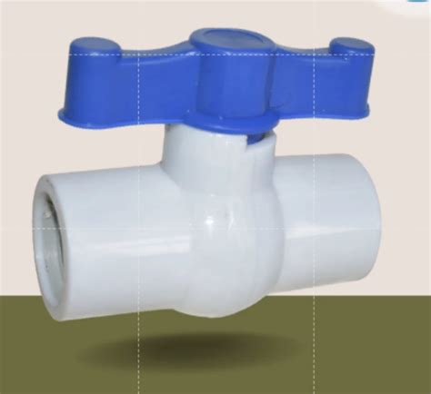 Water Upvc Ball Valve Nominal Pipe Size 1 1 2 0 Inch At Best Price