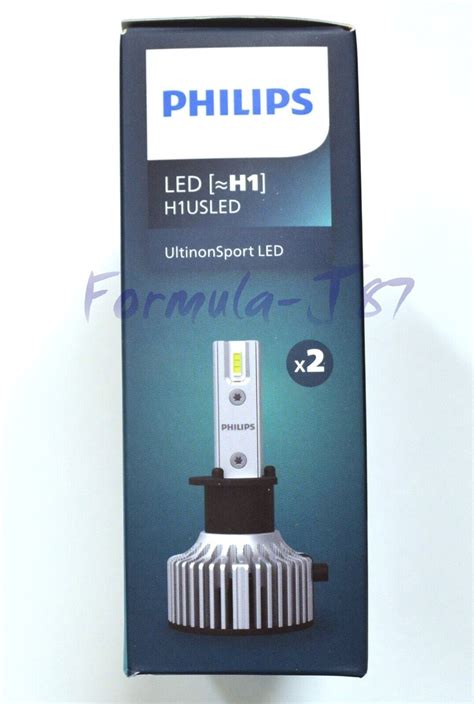 Philips Ultinonsport Led White H Two Bulbs Head Light Low Beam