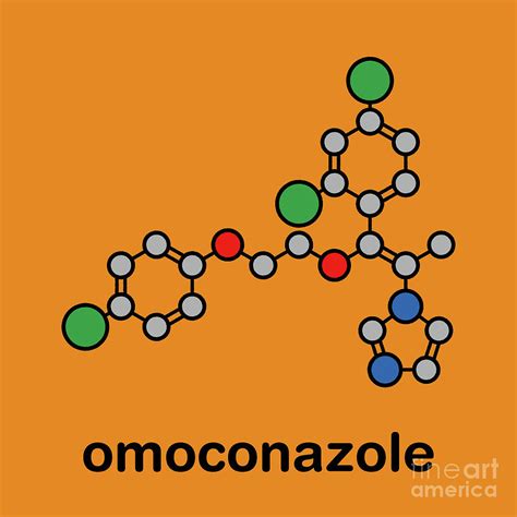 Omoconazole Antifungal Drug Molecule 2 By Molekuul Science Photo Library