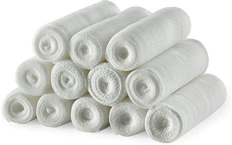 Gauze Bandage Pack Of Rolls Cm X Meter First Aid Stretch