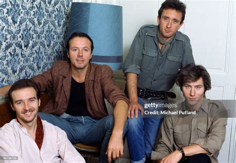 British Pop Group Ultravox Paris 1982 Left To Right Singer Midge