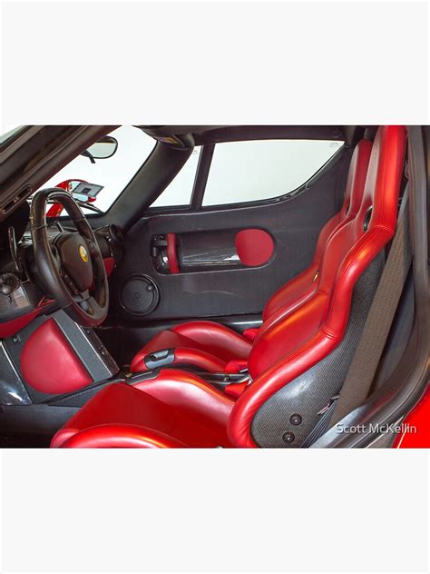 "Ferrari Enzo - Seats" Sticker for Sale by scottmcphoto | Redbubble