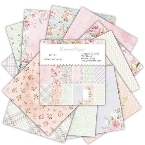 Stks Partij Tulp Retro Materiaal Papers Diy Scr Grandado