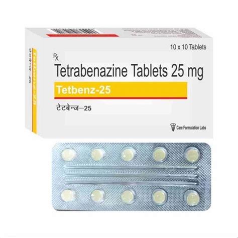 Tetrabenazine Tablet 25 Mg at ₹ 425/stripe | Nitoman in New Delhi | ID ...